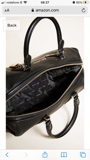 NEW Large Black Michael Kors Handbag WORTH 350 with gift bag