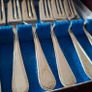 Vintage A1 Silverplate Cake Forks Image 2