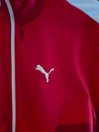 Red PUMA track top