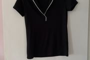 Massimo dutti knit polo shirt