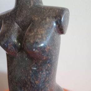 Serpentine Marble "Venus" Female Torso Sculpture on Marble Base