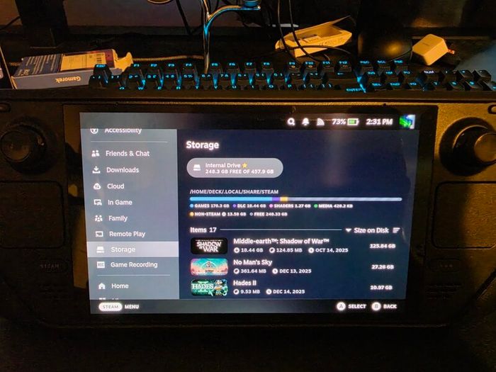 Steamdeck OLED 512gb