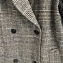 coat byoung herringbone double breast coat (36) oversized 10/12 Image 8