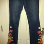 Stunning brand NEW Joe Browns  Floral Print Embroidered Bootcut Jeans, size 8 Image 5