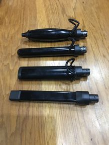 4 Mark Hill hair curling wand attachments.