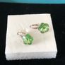 sterling silver peridot earrings Image 6