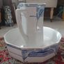 Antique French wash basin and pitcher jug by Ceranord St Amand early 1900s Image 2