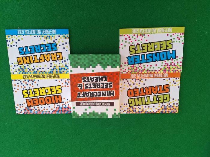 Discontinued Minecraft book collection with Blockopedia (2014 edition)