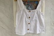 Dunnes Stores NWOT ladies embroidered white top
