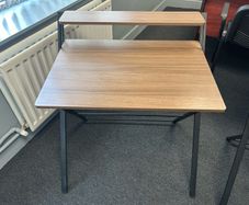 Brown foldable desk x 1
