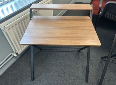 Brown foldable desk x 1