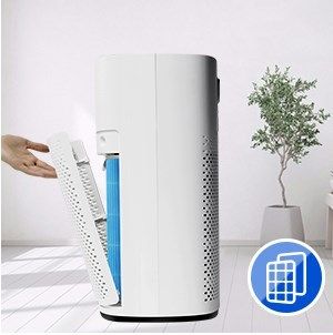 Proscenic A9 Air Purifier, for Home 90SqM with H13 True HEPA Filter, CADR 460m/h, Timer, Auto Mode, Sleep Mode, PM2.5 Display, Filter Change Reminder, Air Filter for Allergies, Dust and Pollen