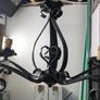 5 Lamp Black Iron Look Metal Ceiling Light Image 2