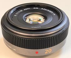 Panasonic 20mm f/1.7 lens