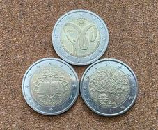 2 euro coins