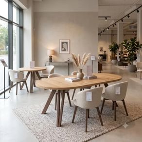 Sova Extendable Round Dining Table 180cm