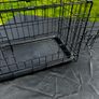 Small Dog Crate (Foldable) with Fray - Good Condition Image 5
