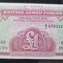 Great Britain (British Armed Forces) 1 Pound & 50P Pence 4th & 6th SERIES ( Uncirculated ) Image 2