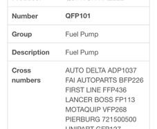 Volkswagen Fuel pump