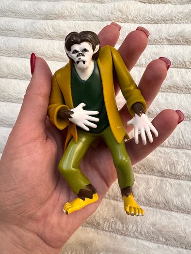Scooby Doo WolfMan Monster Action Figure Hanna Barbera approx. 12 cm. Damaged foots Used Please see photos