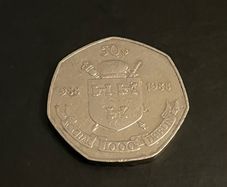dublin millennium 50p coin