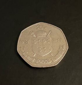 dublin millennium 50p coin