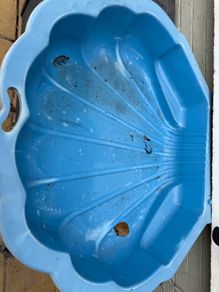 free kids clamshell swimming pool - 2 parts