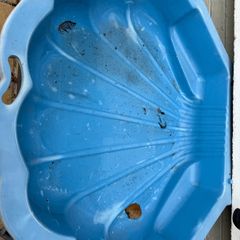 free kids clamshell swimming pool - 2 parts