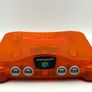 Nintendo N64 Funtastic Fire Orange Console - Mint Condition Image 3