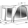 Outwell California Highway Van Air  Awning 2025 Model New Image 9
