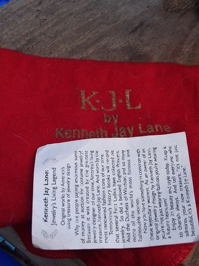 Kenneth Jay Lane 36" Pearl Necklace(With Pouch and COA)
