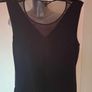 Next black embroidered mesh top size UK14 EU42 Perfect condition Postage included Image 3