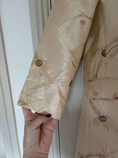 Handmade silk coat