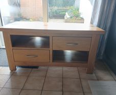 Oak TV stand