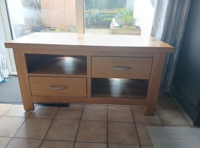 Oak TV stand