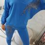 2 piece  tracksuit set with zircon panther Image 3