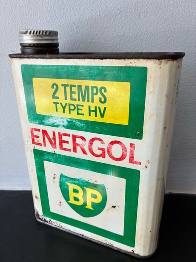 Vintage BP 2 Stroke Oil Tin