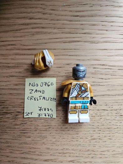 lego njo0760 zane crystalized, set ninjago 71774, 71770