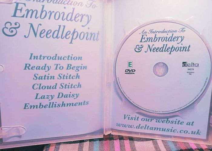 An Introduction To Needlepoint And Embroidery DVD.