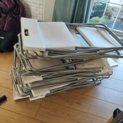 Foldable chairs x12