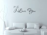 main image for ad Wall stickers ( P.S. I Love You )