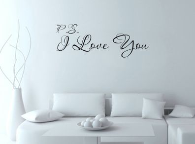 Wall stickers ( P.S. I Love You )