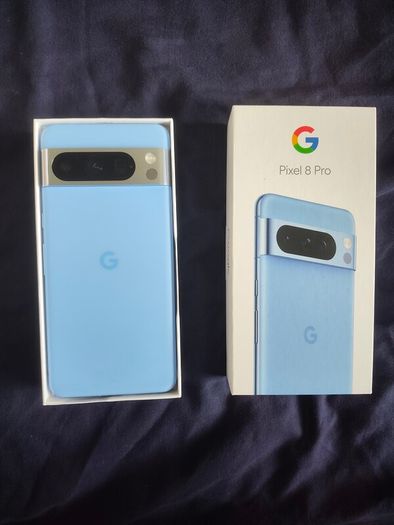 Google Pixel 8 Pro - Like New (New Motherboard from Warranty) + 16 Months Warranty + Accessories Bundle