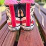 Converse 'Stars & Stripes' High Top Trainers, Size UK4.5, EU37.5, AV Image 5