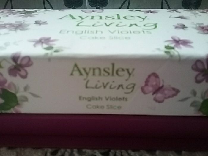 Two Aynsley Cake Servers