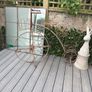 Very  large rust style planter penny farthing Image 4