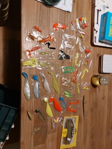 fishing lures jellies an jig heads