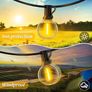 Garden-Outdoor-Lights-Mains-Powered-String-Festoon-Light LED 100ft 30M Outside Lighting Waterproof Bulb Patio Gazebo Party Pergola Image 6