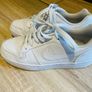 White genuine Nike TRAINERS sneakers runners UK 3 35 Image 3