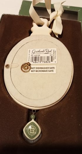 Vintage Christmas Ornament "Bless our Home"